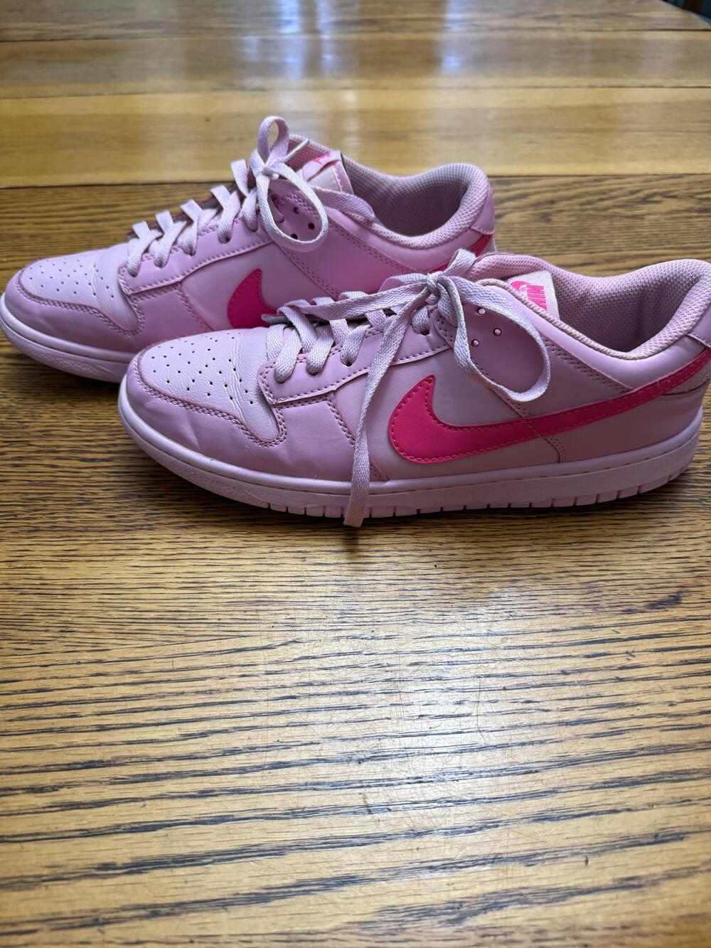 Nike Dunk Low Shoes Womens Size 9.5 Pink Red DH9756-600 Low Top Sneakers Skate
